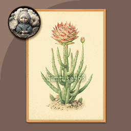 Classic Cactus Painting #3 Sellable Extra A Samtuse963