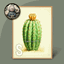 HQ Small Table Painting Classic Cactus #1 logo