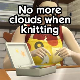 No more cloud when knitting logo