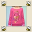 Child pink oversized "Catgirl" sweater logo