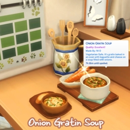 Gratin onion soup by ONI Spanish translation