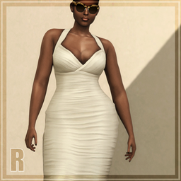 Silky & Pattern - Gloria Dress [Solid Color]
