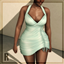 Silky & Pattern - Vera Mini Dress [Solid Color] logo