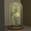 Decorative cowplant statue logo