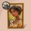 Small Table Painting Elegant Lady Portrait #1 Samtuse963 logo