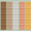 horizontal metal corrugated wall logo