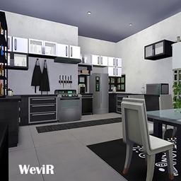 WeviR Black Kitchen project image