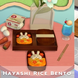 Hayashi rice bento by ONI Spanish translation