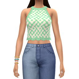 Neckholder Top - ROAD TRIP RETRO