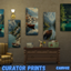 Curator Canvas paintings 04 lets row - base game compatible logo
