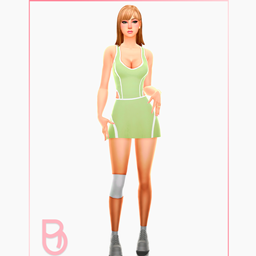 Woman Tennis Dress - Criss - Version 1 logo