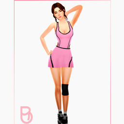 Woman Tennis Dress - Criss - Version 2 project image