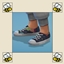 Playful Black Kid Shoes logo
