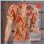 Random Botanical Print Button Up Shirt logo
