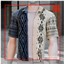 Geo Print Button Up Shirt and Tee logo