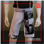 Grunge Patchwork Print Shorts logo