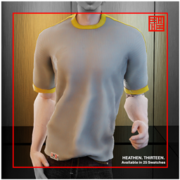 Tape Side Colorblock Tee - The Sims 4 Create a Sim - CurseForge