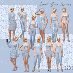 Light Blue Spring - The Sims 4 Create a Sim - CurseForge