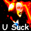 U Suck logo