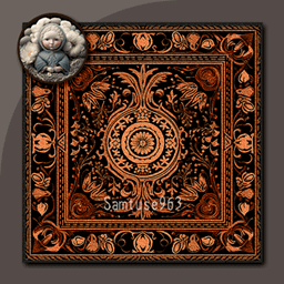 HQ Medieval Classical Square Dance Rug #5 Samtuse963 logo