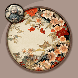 Japanese Style Round Dance Rug #3 Samtuse963 logo