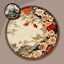 Japanese Style Round Dance Rug #3 Samtuse963 logo
