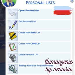 Personal Lists by Lumpinou | POLSKIE TŁUMACZENIE