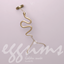 [EGGSIMS] Golden snake bracelet logo