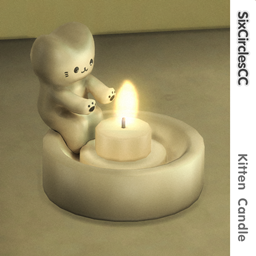  [SixCirclesCC] Warm Paws Kitten Candle logo