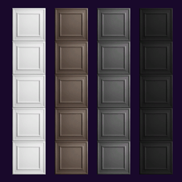 square plastic panels logo