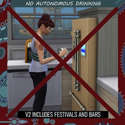 No Autonomous Grab Drink Including Festivals and Bars logo