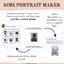 Sims Portrait Maker By RAVASHEEN Spanish Translation logo