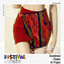 Chain Side Vintage Bandana Pleated Skirt logo