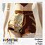 Chain Side Double Zip Side Casual Fitted Shorts logo