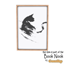 Comiko - Book Nook Wall Frame Black Painting logo