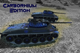 T67 Black Blue Flames Carbornium