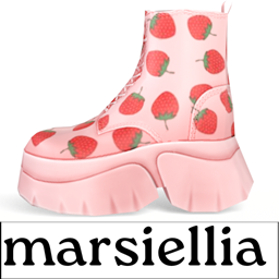 [marsiellia] strawberry shoes logo