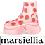 [marsiellia] strawberry shoes logo