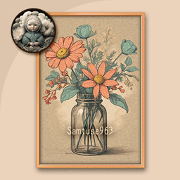 Still Life Color Sketch Painting #1 Sellable Extra A Samtuse963