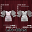 LIN-DIAN Huge puff sleeve herringbone dress short skirt logo