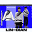 LIN-DIAN Men's sweatshirt tops and slip pockets logo