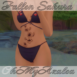 OhMyAzalea - Fallen Sakura Tattoo logo