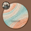 Abstract Round Dance Rug #3 Samtuse963 logo