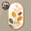 HQ Minimalist Leaf Oval Frame #2 Sellable Samtuse963 logo