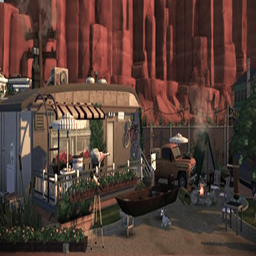 Camping With The Sims logo