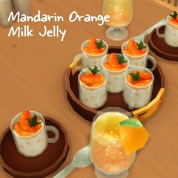 Gelatina de leche y mandarina de Oni Traducido al español by LizzySims