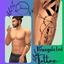 Triangulated arrow tattoo - Basegame compatible