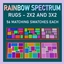 Rainbow Spectrum Rugs - 2X2 and 3X2 Versions logo
