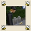 Sad mourning logo