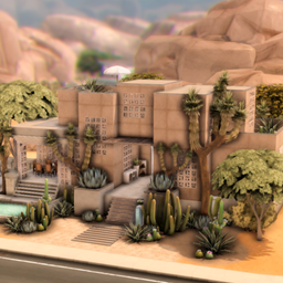 Desert Adobe House